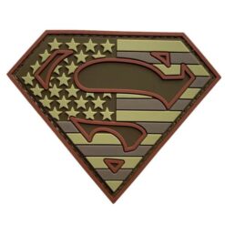 TPB Superman Shield PVC Patch - Tan