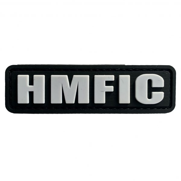 TPB HMFIC PVC Patch (Head Mother F***er in Charge) - Black / White