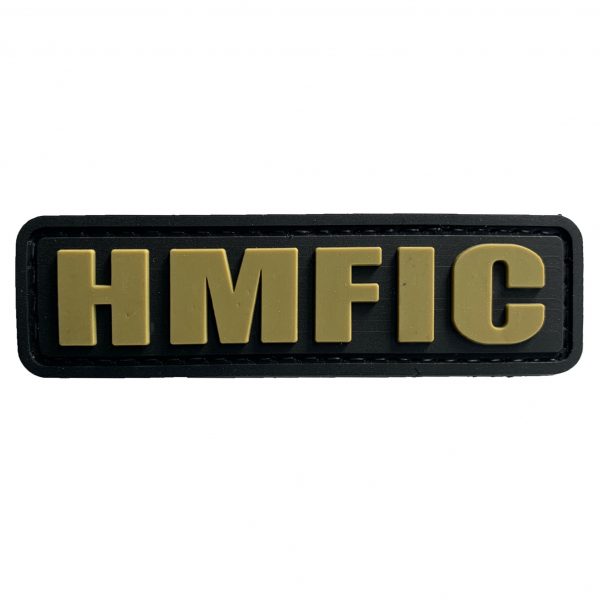 TPB HMFIC PVC Patch (Head Mother F***er in Charge) - Black / Tan