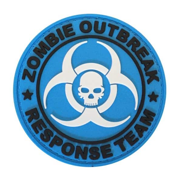 TPB Biohazard Zombie Outbreak Response Team PVC Patch - Blue