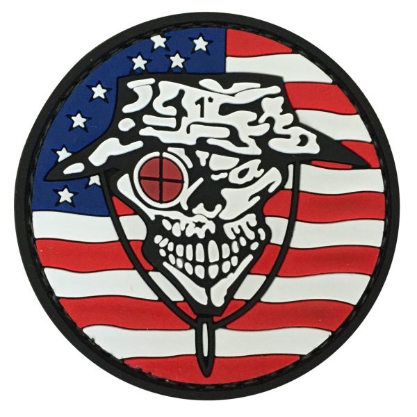 TPB  US Flag Skull Sniper Patch