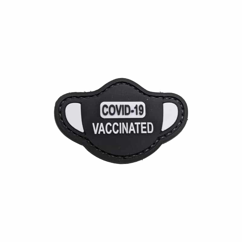 TPB COVID 19 Vaccinated Mask PVC Patch