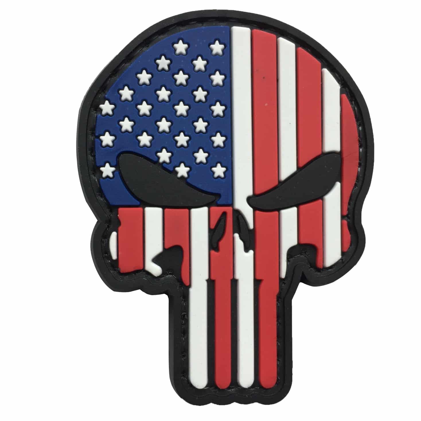 TPB Punisher Patriot Patch with US Flag