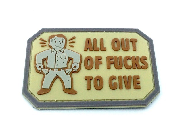 TPB All out of F***s to give morale patch (Tan)