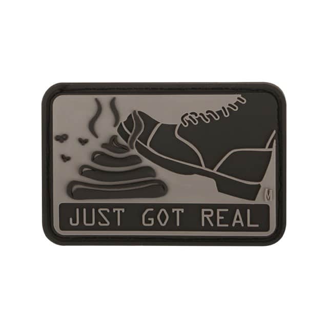 Just Got Real morale patch (Black)