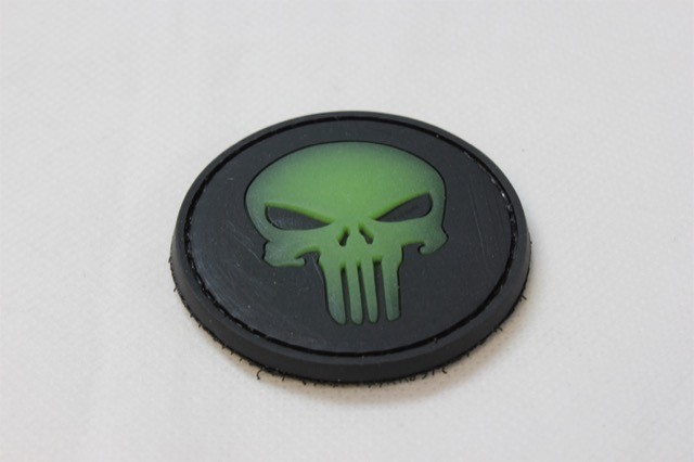 Punisher teardrop pvc airsoft patch 