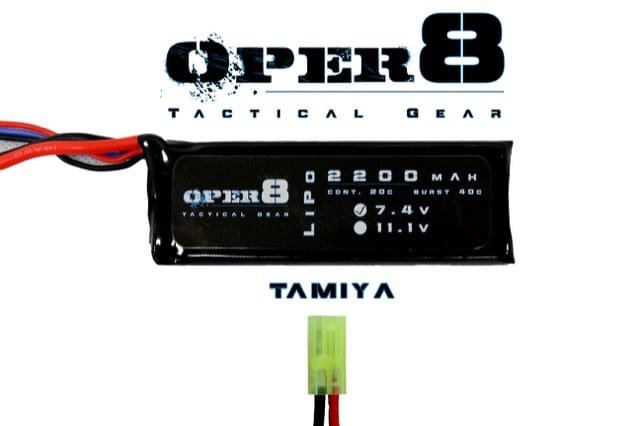 Oper8 7.4v Lipo Block  2200MAH - Tamiya