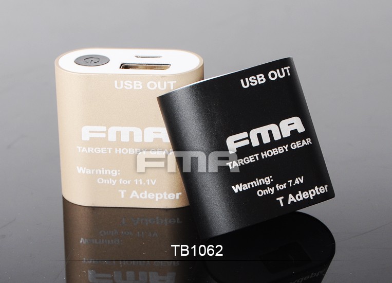 FMA 11.1v Lipo to USB charger - Black