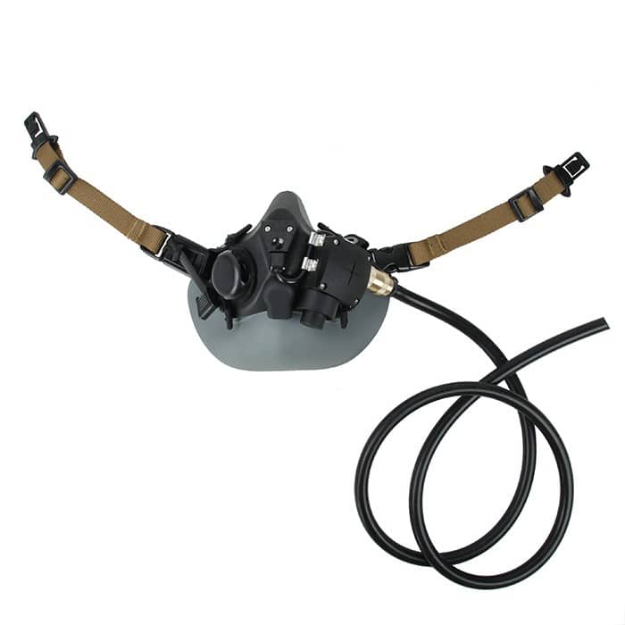 TMC PHT Halo Air mask helmet mounted