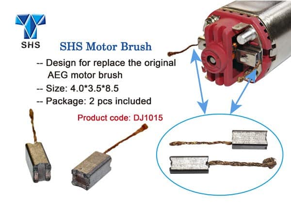 SHS Replacement motor Brushes