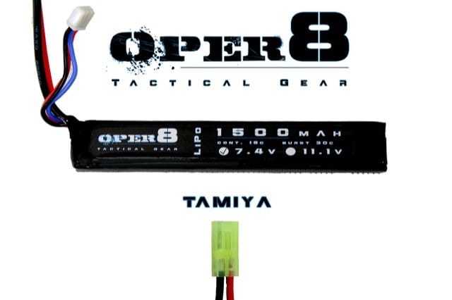 Oper8 7.4v Lipo Stick 1500MAH - Tamiya