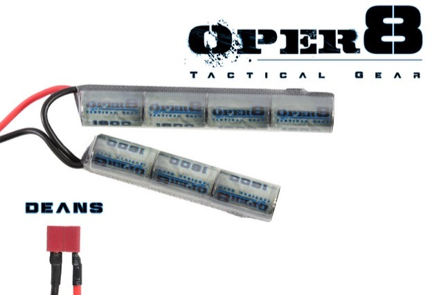 Oper8 8.4v 1600 mah crane stock battery - Deans
