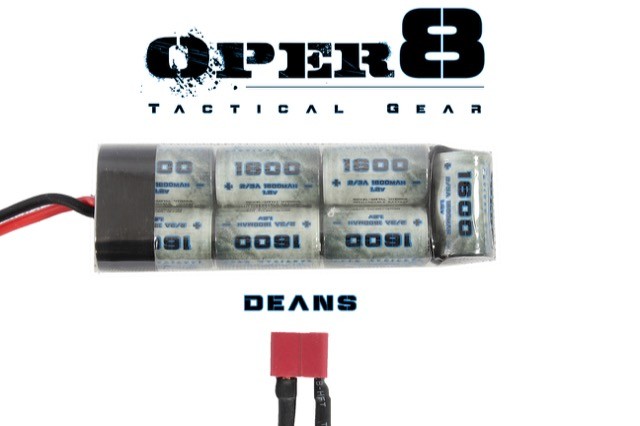 Oper8 8.4v 1600 MAH Mini Battery Deans