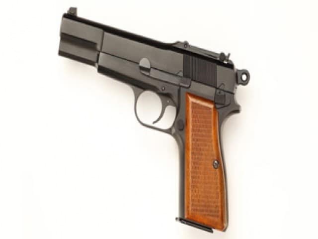 WE Browning Hi-Power GBB Pistol Black