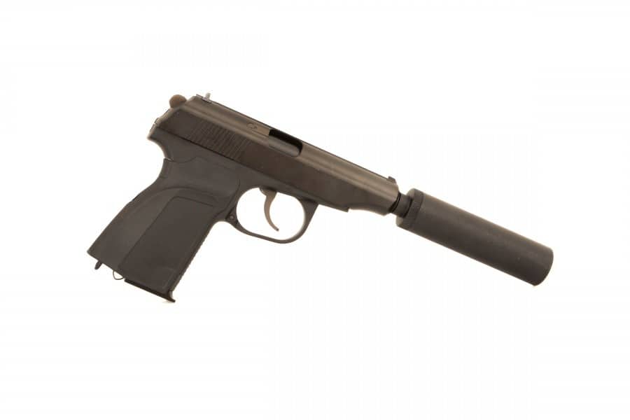 WE Makarov with Silencer & Extended Barrel (Black)