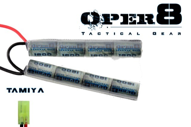 Oper8 9.6v 1600mah Cranestock battery - Tamiya