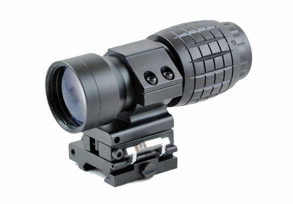 3x Magnifier for dot sights with flip to side mount