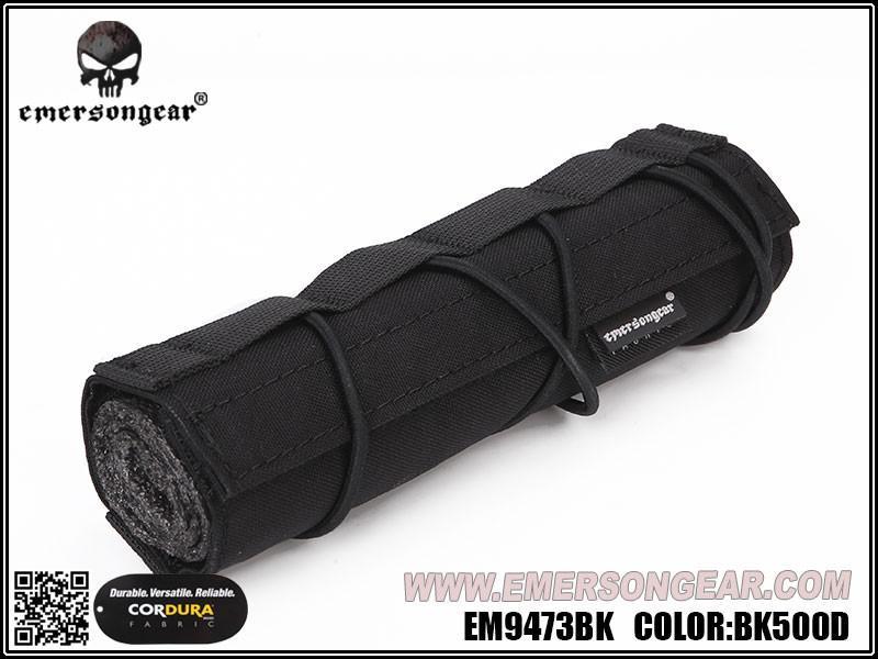 Emerson Gear Airsoft 18cm Suppressor Cover - Black
