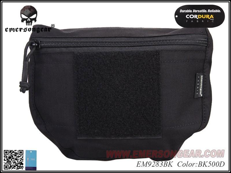 Emerson Gear Plate carrier front drop pouch - Black