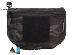 Emerson Gear Plate carrier front drop pouch - Multicam Black