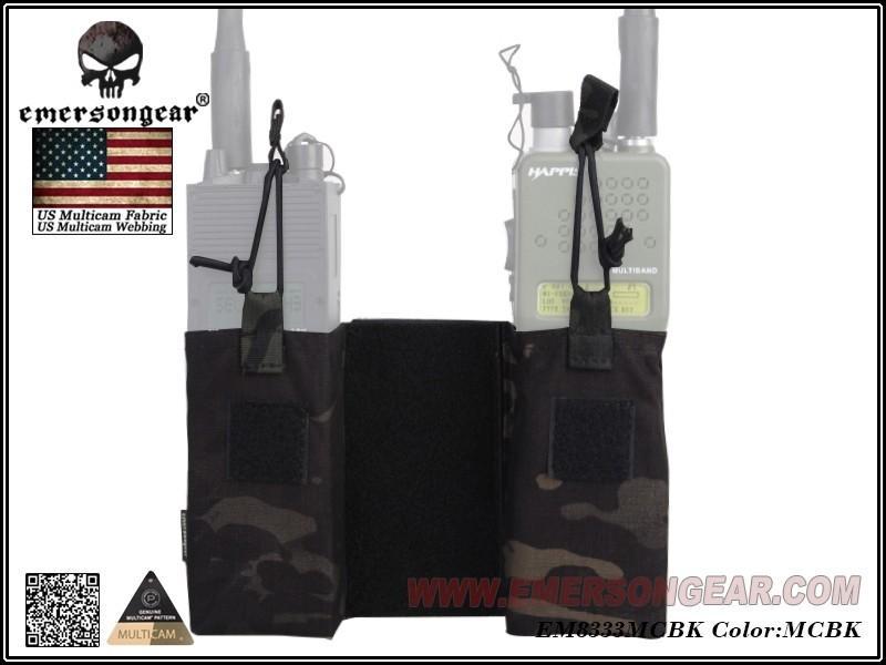 Emerson Gear JPC MBITR Radio Pouch - Multcam Black