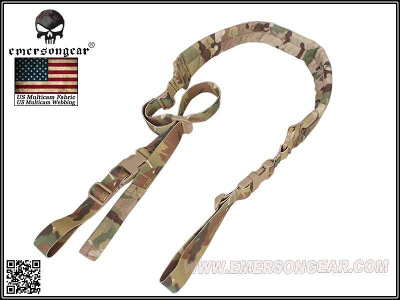 Emerson Gear Quick Adjust  Padded 2 point sling - Multicam