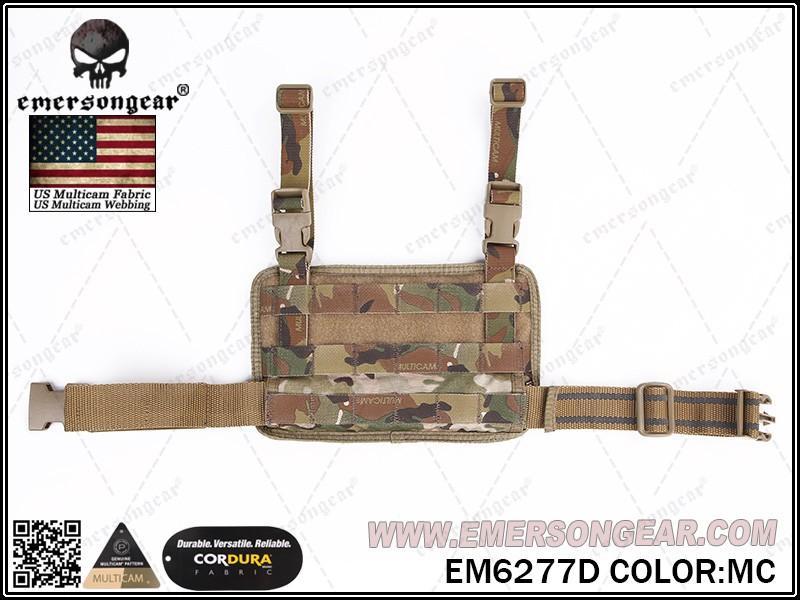 Emerson Gear Molle Leg Panel - Multicam