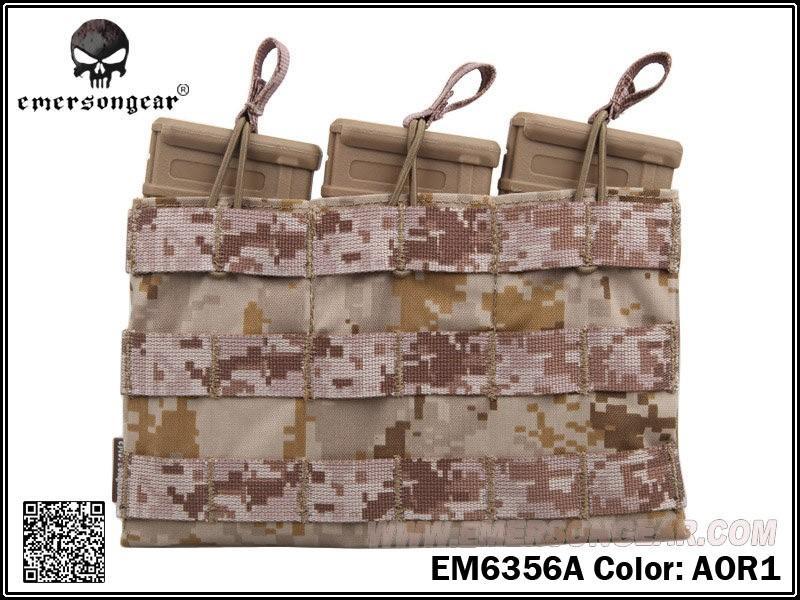 Emerson Gear 5.56 Triple mag pouch AOR1