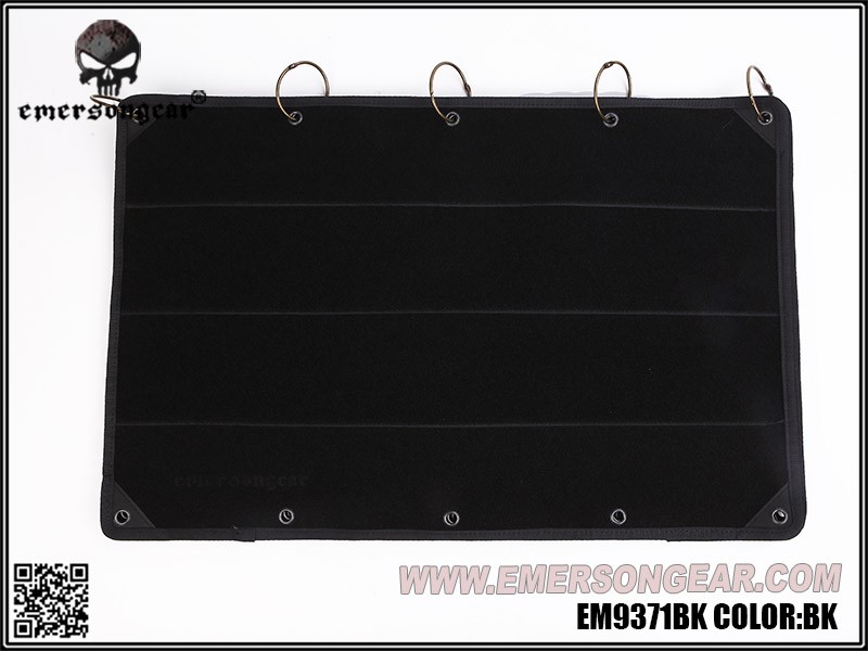 Emerson Gear Large Patch folder -  Black