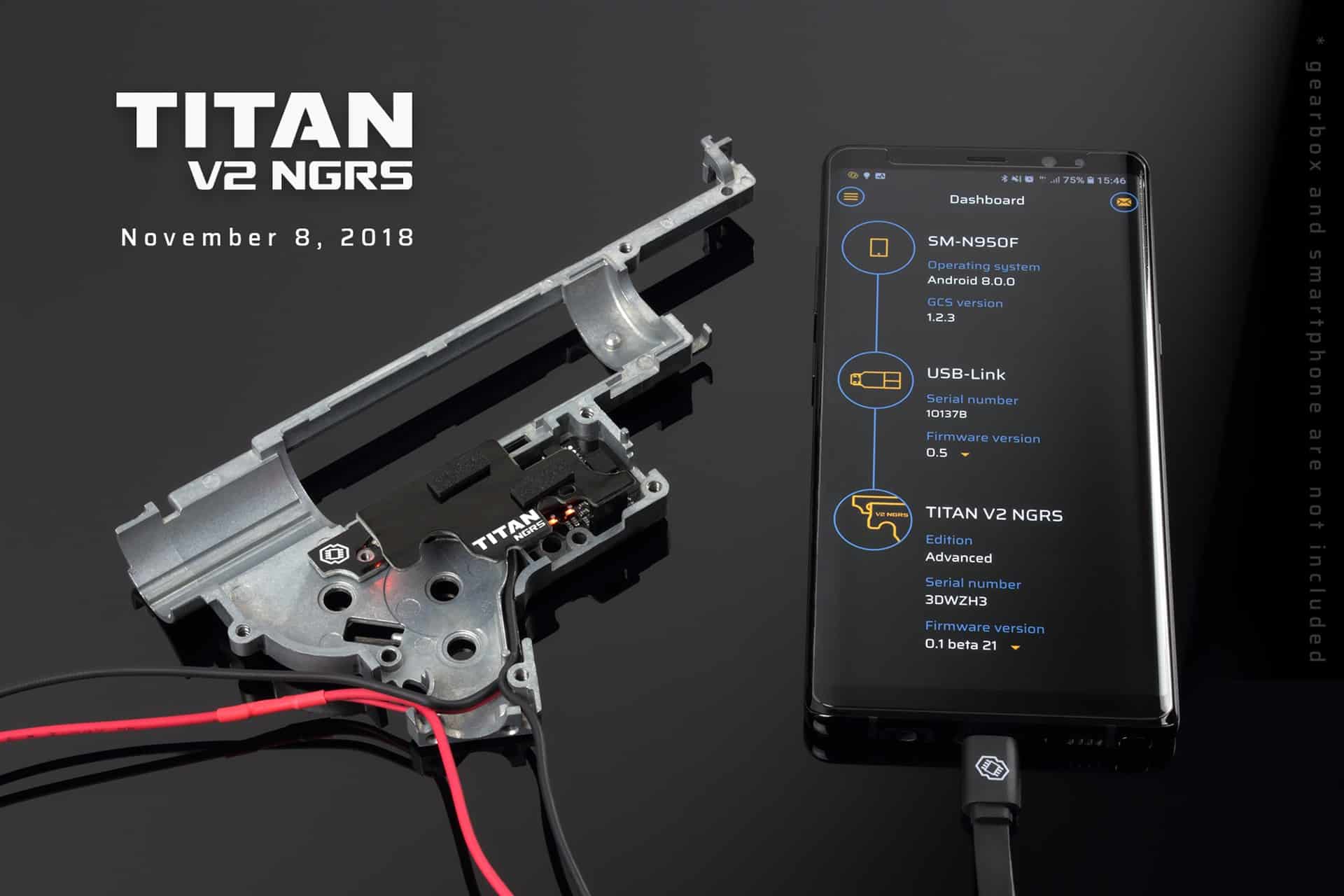 Gate Titan Mosfet V2 NGRS next gen recoil front wired - Basic