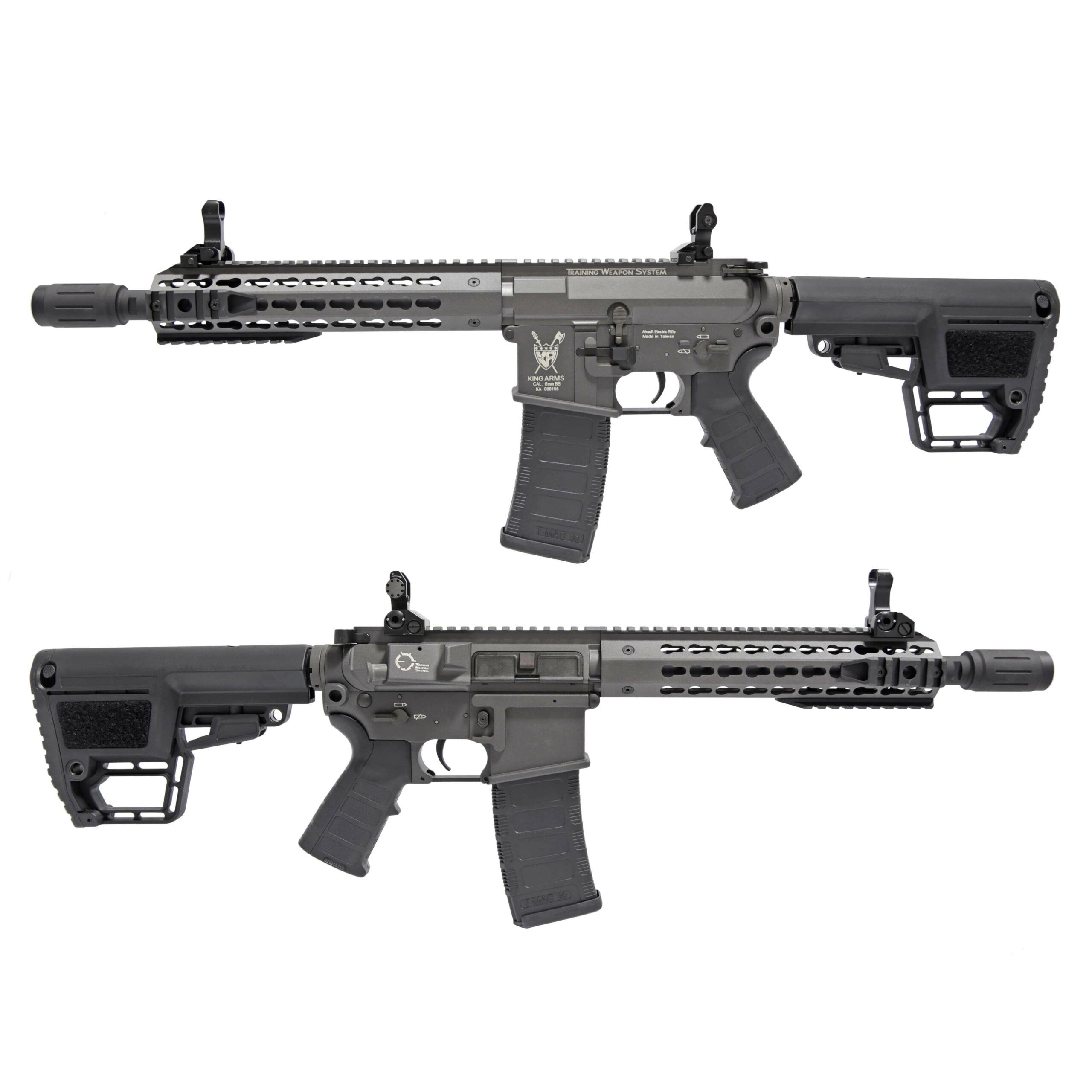 King Arms M4 TWS KeyMod CQB Elite - Grey