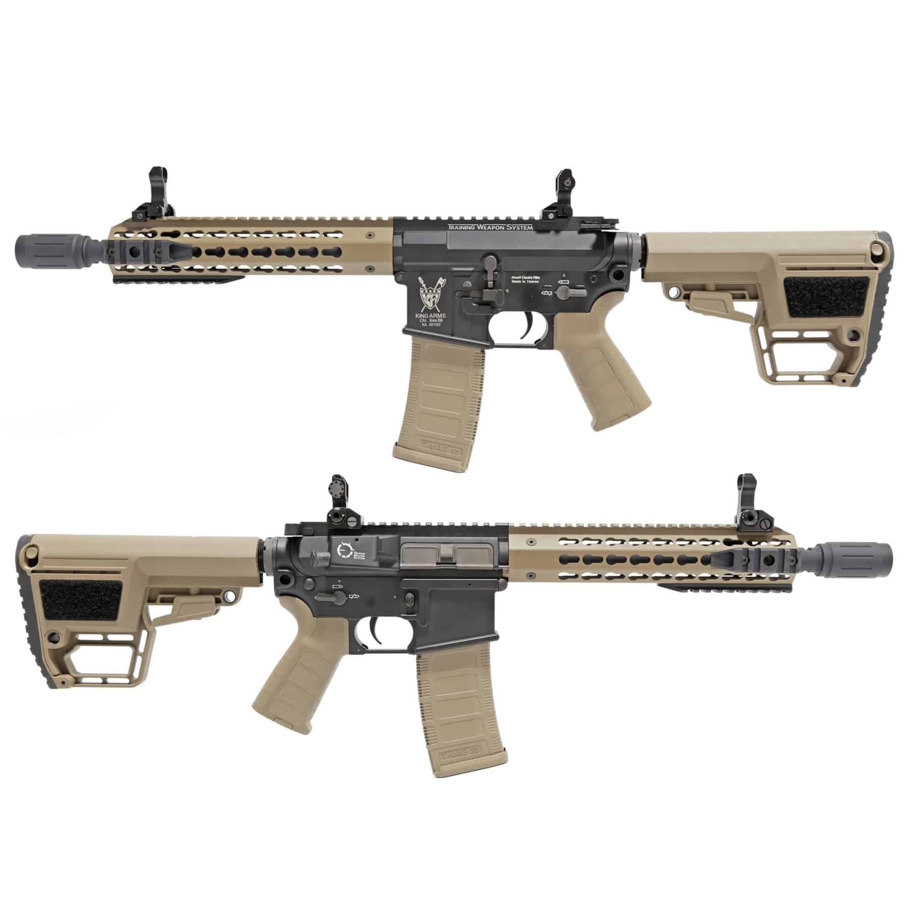 King Arms M4 TWS KeyMod CQB Elite - DE