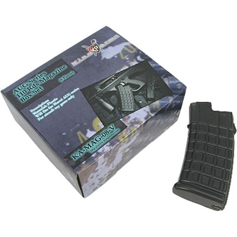 King Arms AUG 110 Rounds Magazines Box Set (5pcs)