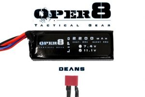 Oper8 11.1v 2200MAH LiPo Block - Deans
