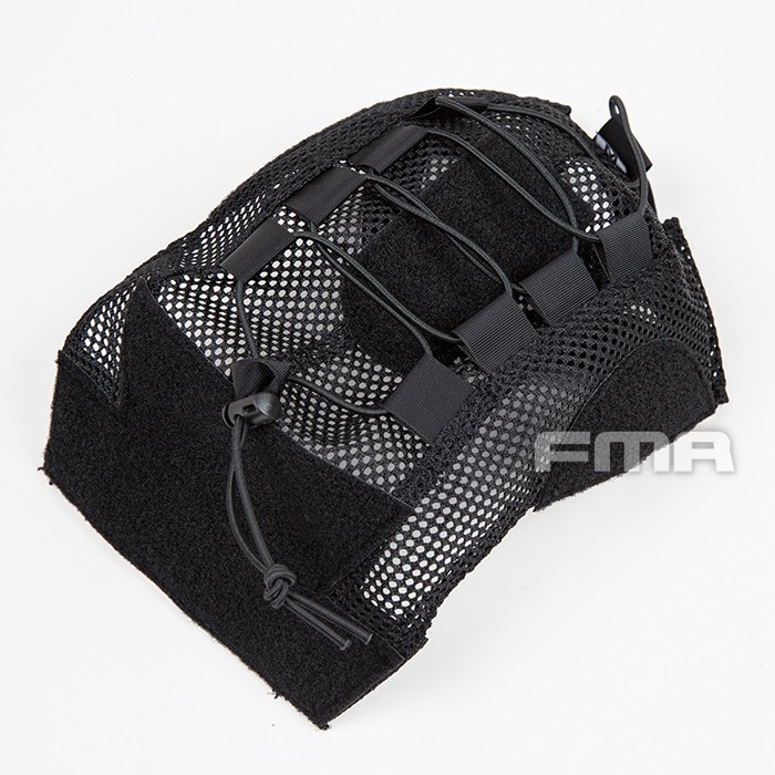 FMA Mesh Helmet Cover for Maritime High Cut - Black - Medium/Large