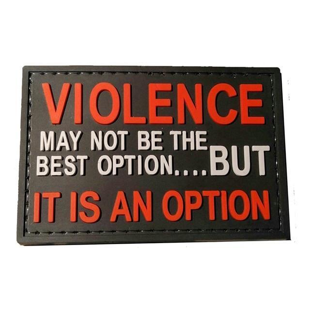 TPB Violence may not be the best option morale patch
