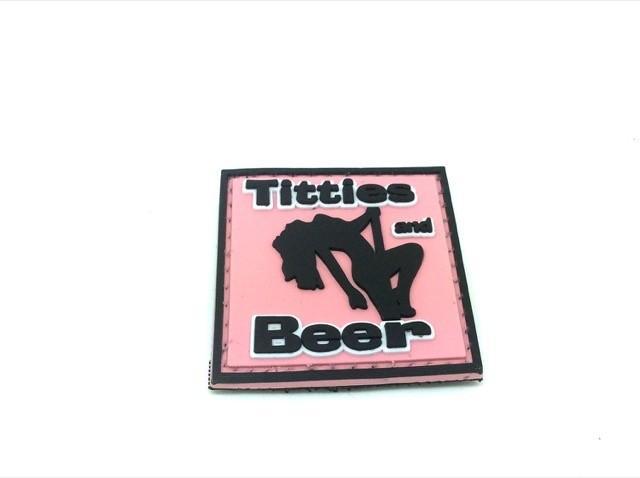TPB Titties and Beer morale patch (Pink)