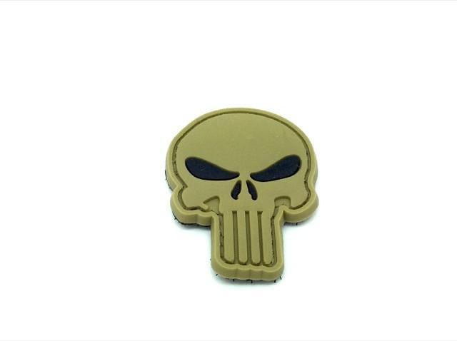 TPB Punisher skull cutout morale patch (Tan)