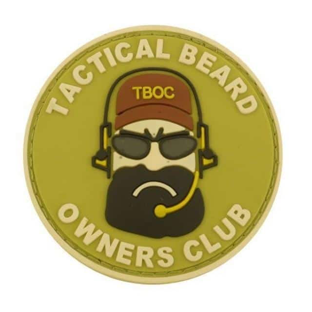 Tactical Beard Owners Club morale patch (Tan)