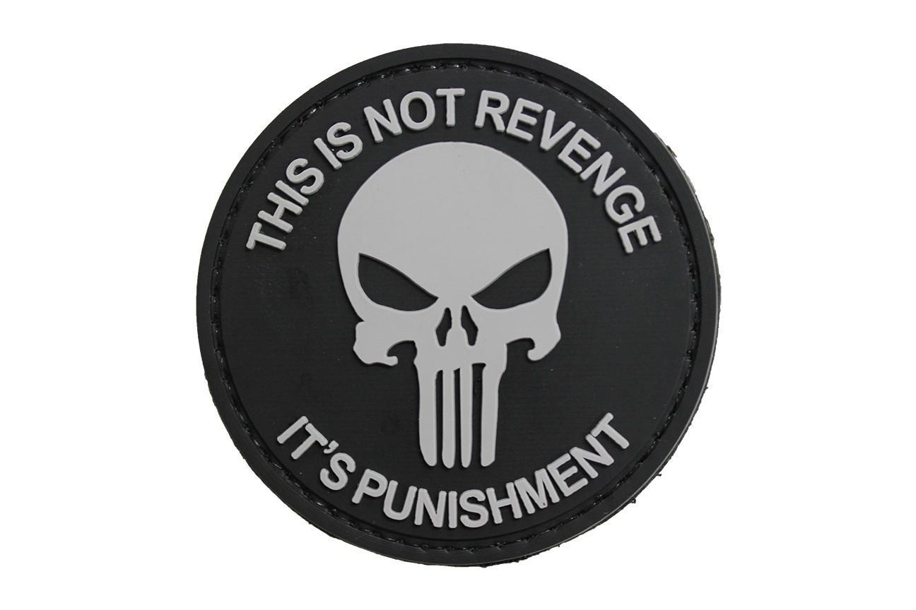 This Is Not Revenge It's Punishment (Black) Morale Patch