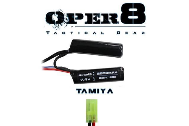 Oper8 7.4V Li-ion 2500MAH Nunchuck Battery - Tamiya