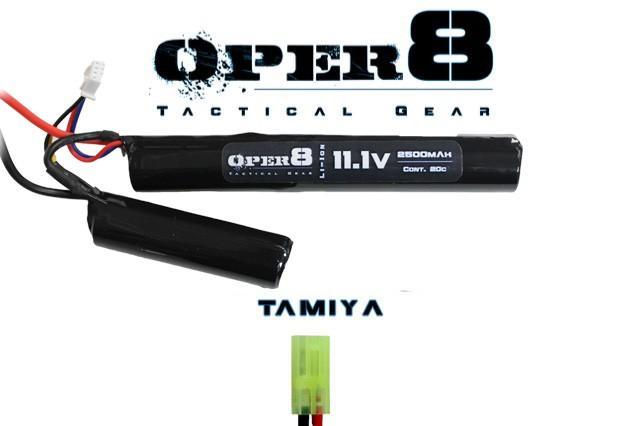 Oper8 11.1v LI-Ion 2500MAH Nunchuck battery - Tamiya