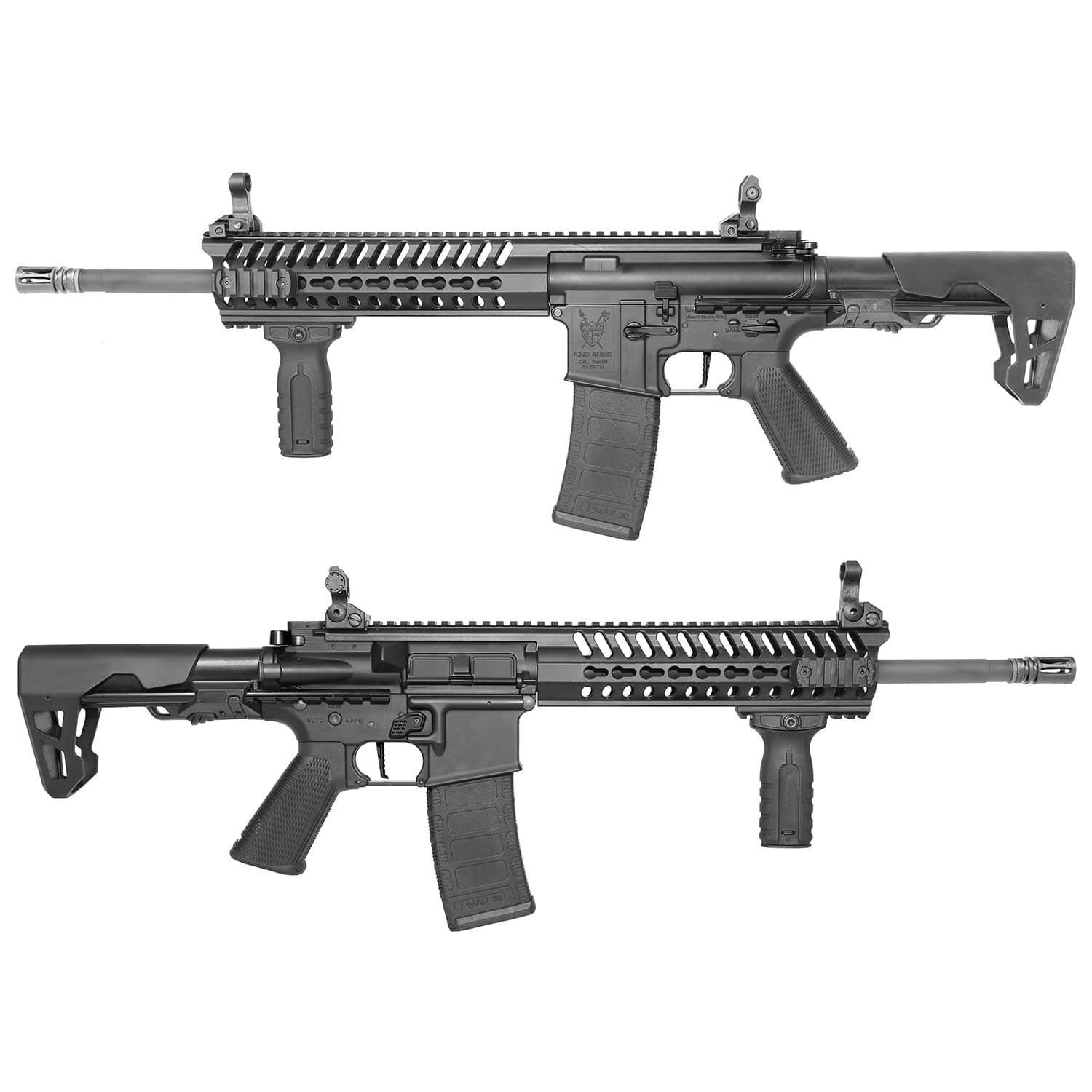 King Arms  M4 Striker Keymod Carbine Ultra Grade II - Black