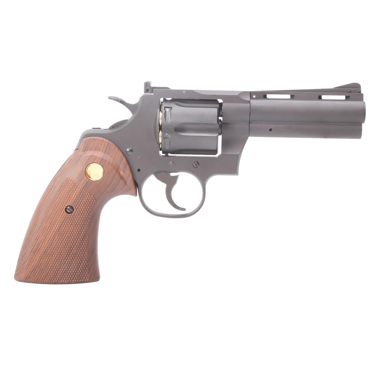 King Arms 4” Python 357 (Gas Version) - Black