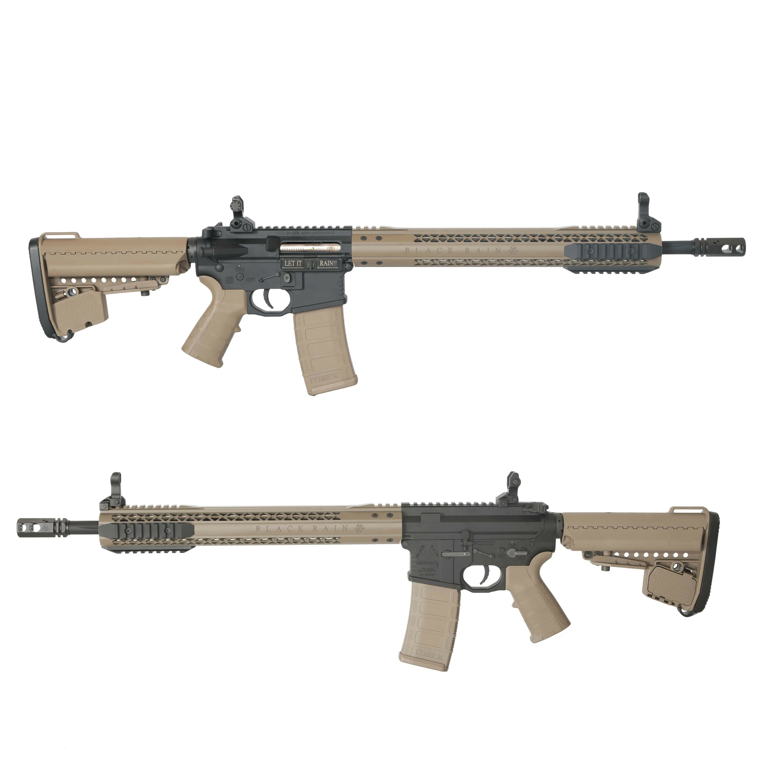 King Arms Black Rain Ordnance Rifle -Dark Earth