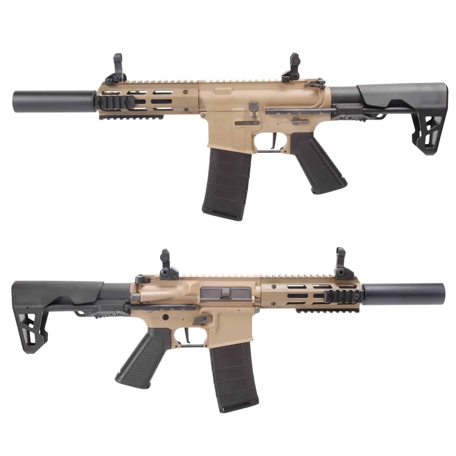 King Arms PDW 5.56 SBR SD - Dark Earth