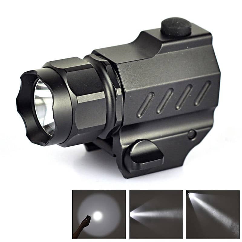 Trust Fire QD compact tactical pistol torch G02 CR123a battery