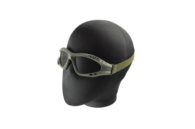 Oper8 metal wire protective goggles Green