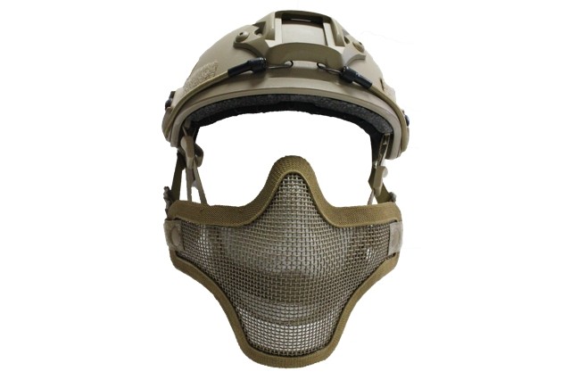 Oper8 Mesh Mask for fast helmet - Tan