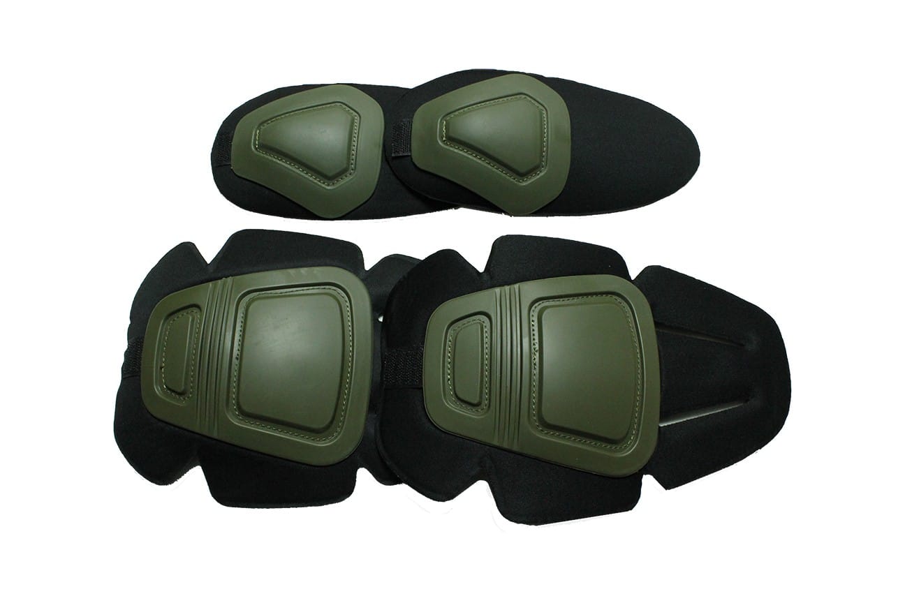 Oper8 Tactical Frog Knee and Elbow pads - OD Green
